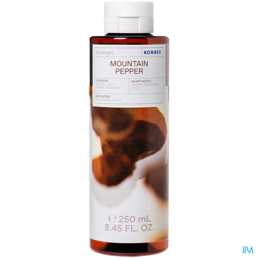 vignette Korres Gel Douche Mountain Pepper 250ml