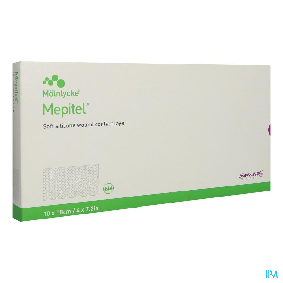 vignette Mepitel Pansement Interface Silicone 10cm X 18cm 10