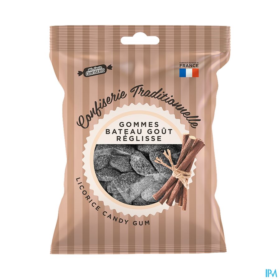 vignette SOLEMIO GOMMES BATEAU REGLISSE 100G