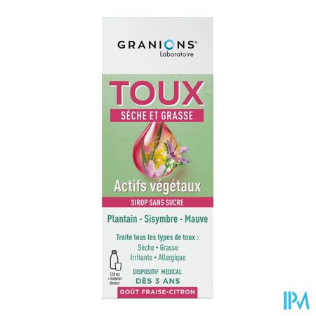 vignette Granions Toux Seche Et Grasse Sirop 120ml