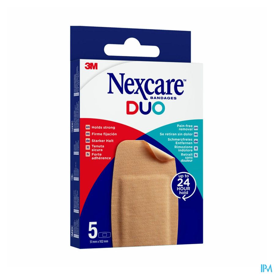 produit NEXCARE DUO PANSE ADHESIF SILI+SUPPORT 5
