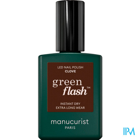 vignette Manucurist Green Flash Vernis A Ongles Clove 15ml