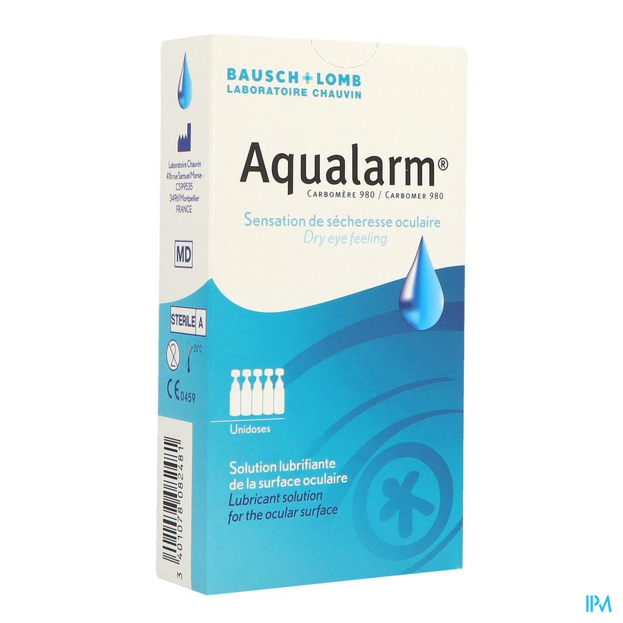 vignette Aqualarm Solution Ophtalmique Lubrifiante Dose 0ml6 20