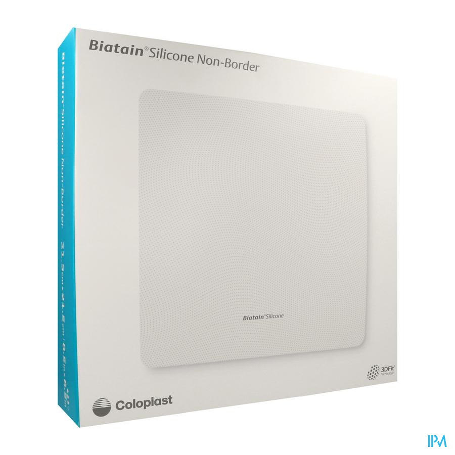 vignette Biatain Silicone Non Border Pansement Hydrocellulaire Silicone Sterile 21cm5 X 21cm5 10