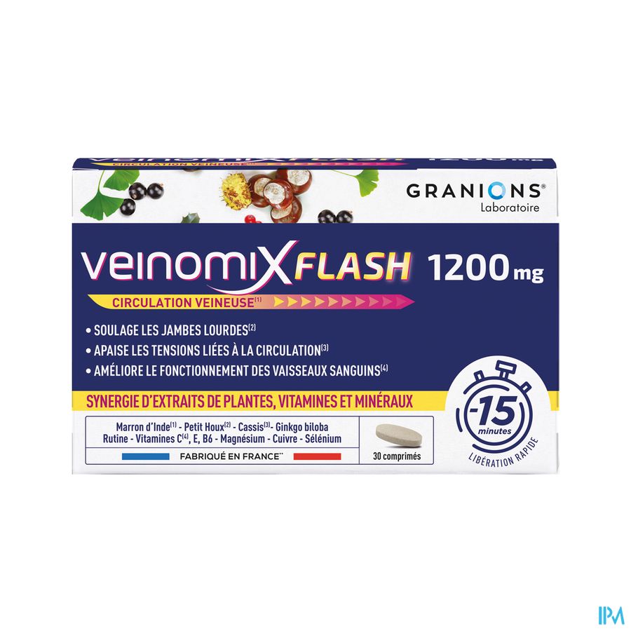 produit VEINOMIX FLASH 1200MG 30CPR