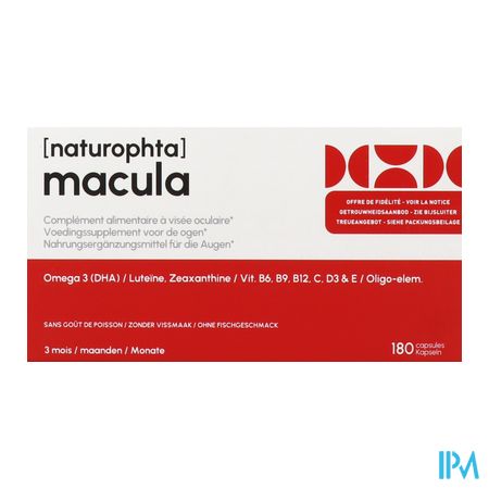 vignette Naturophta Macula Capsule 180
