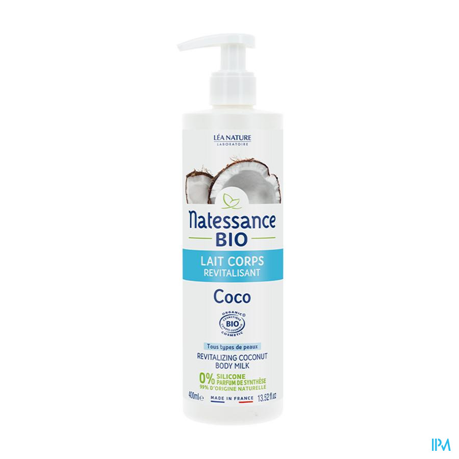 vignette NATESSANCE LAIT CORPS COCO BIO 400ML