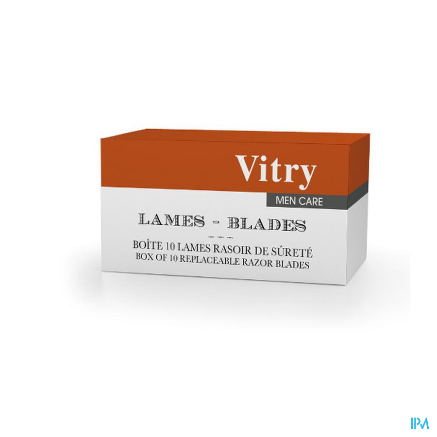 produit VITRY BTE 10 LAMES/RASOIR SURETE PAPILLON