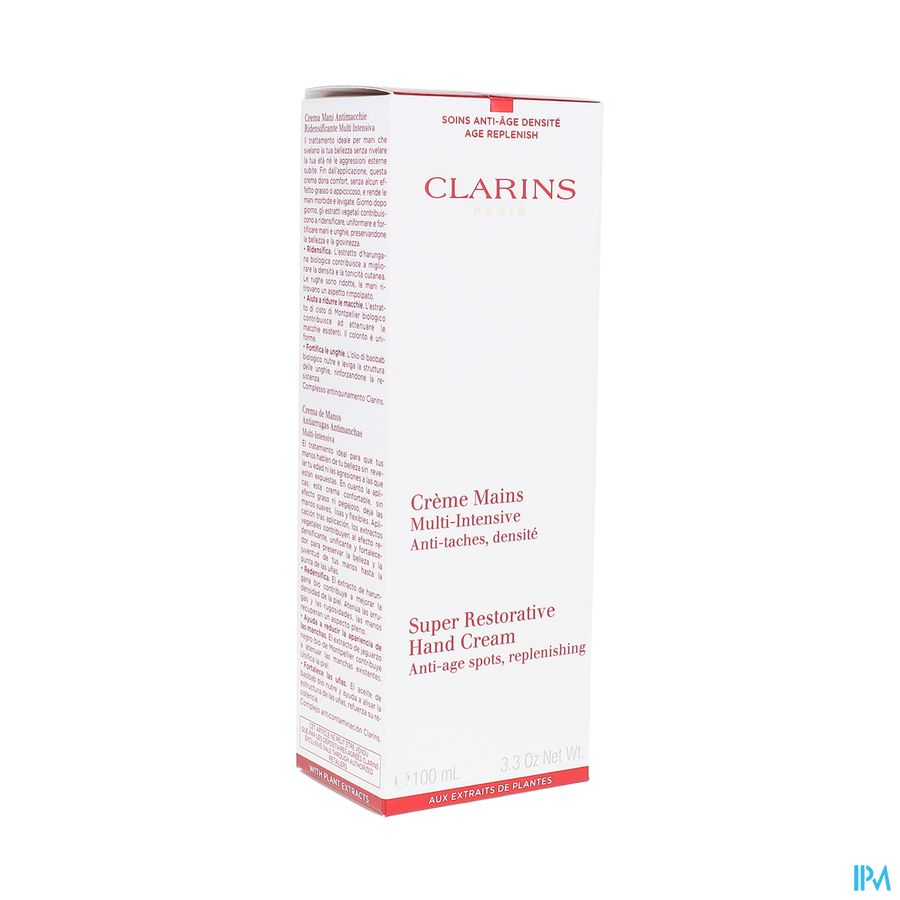 vignette CLARINS CR MAINS MULTI-INTENSIVE 100ML