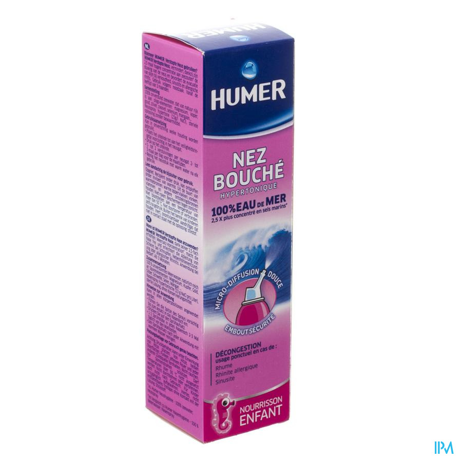 vignette Humer Nez Bouche Hypertonique Enfant Spray Nasal 50ml