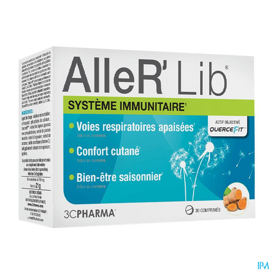 vignette 3c Pharma Aller'lib Comprime 30