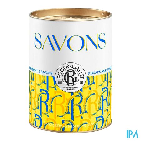 vignette Roger Gallet Coffret Savon Bienfaisant Bois D'orange + Cedrat + Bois De Santal 100g X3