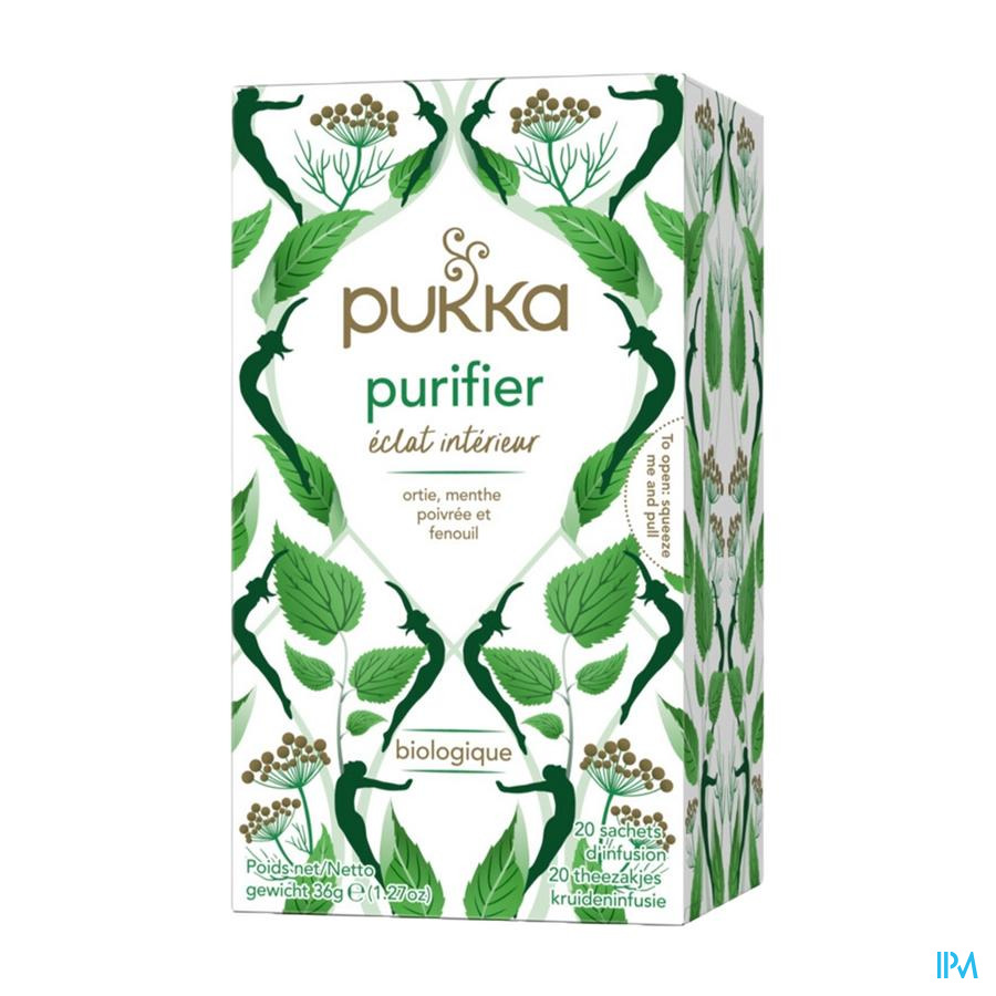 produit Pukka Infusion Purifier Eclat Interieur Sachet 20