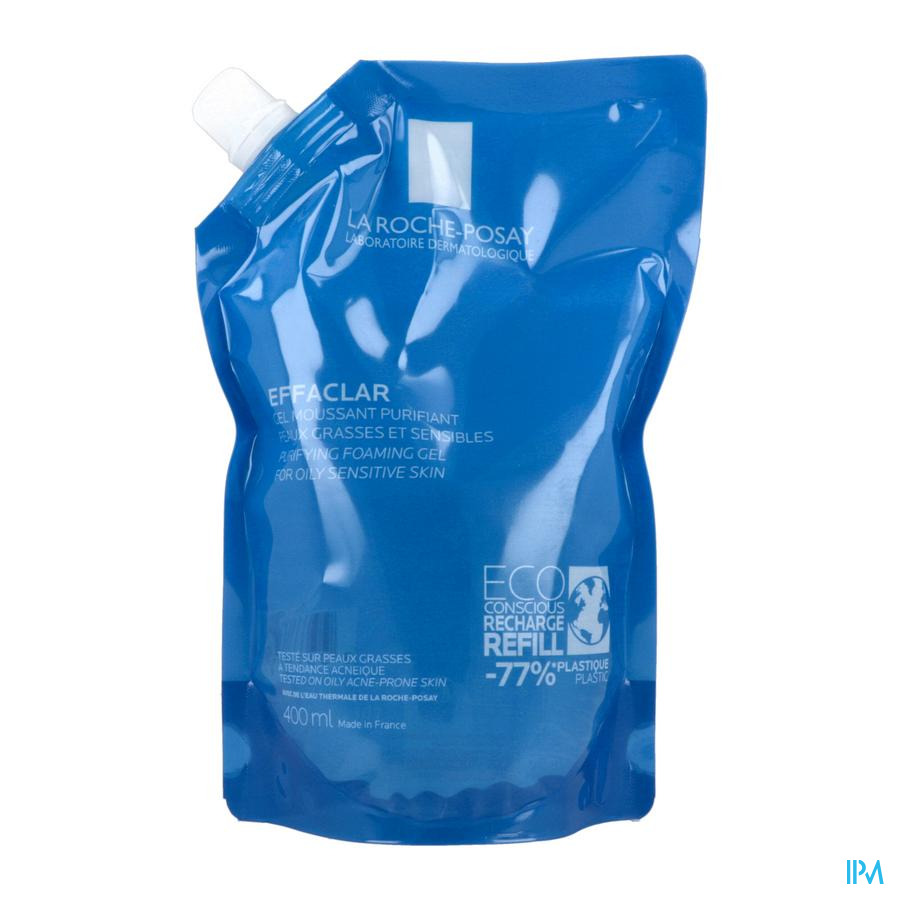 vignette EFFACLAR GEL MOUSSANT RECH 400ML