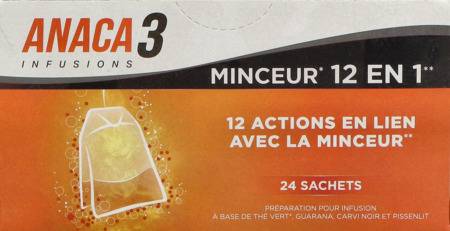 produit Anaca3 Infusion Minceur 12en1 Infusette 24