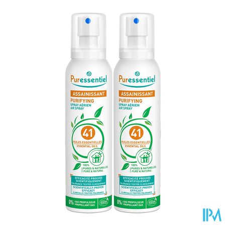 vignette Puressentiel Spray Aerien Assainissant Aux 41he 200ml X2 -10%