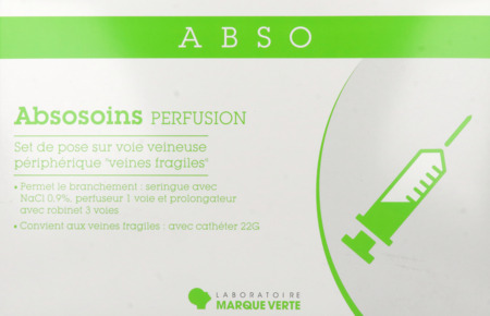produit Marque Verte Absosoins Set Perfusion Voie Veineuse Peripherique
