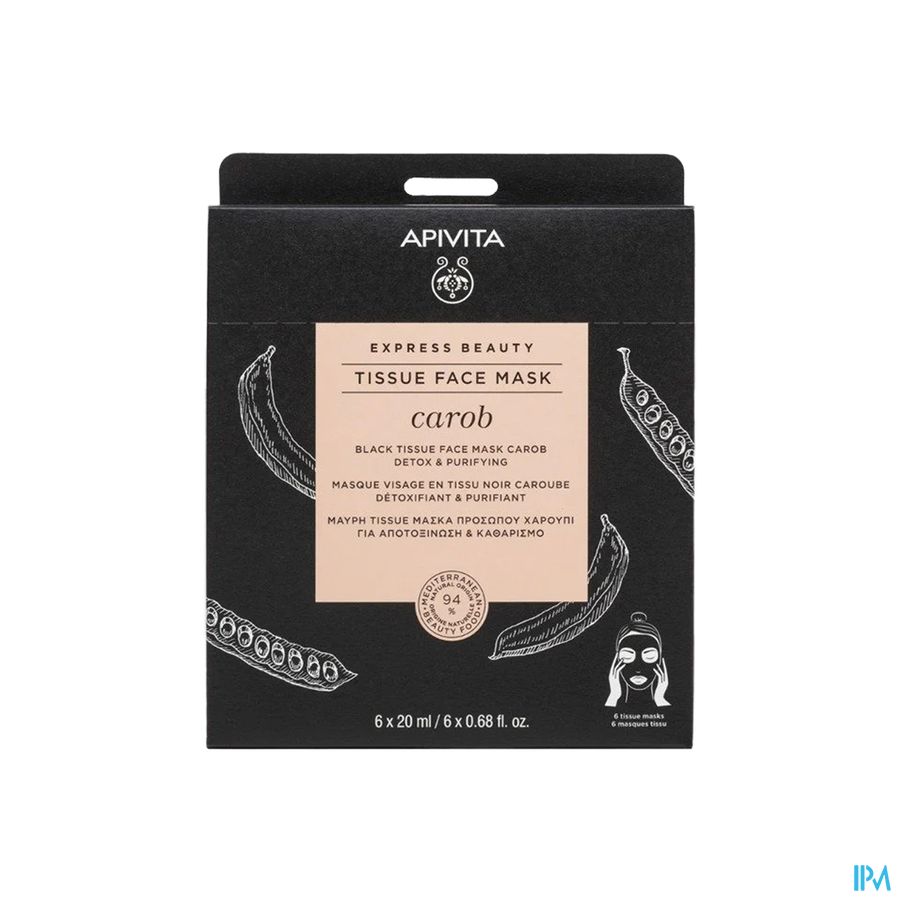vignette Apivita Masque Express Caroube 8ml X6