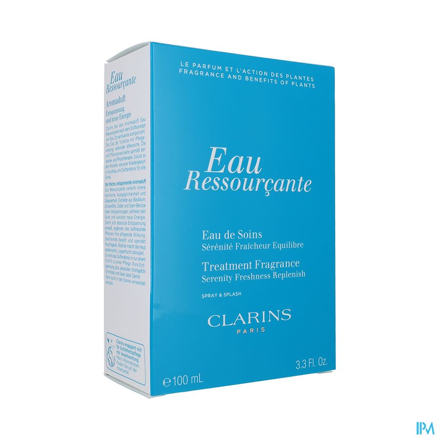 vignette CLARINS EAU RESSOURCANTE SPR/SPLASH 100ML