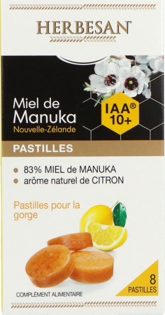 produit HERBESAN PAST MIEL MANUKA IAA10+&CITRON