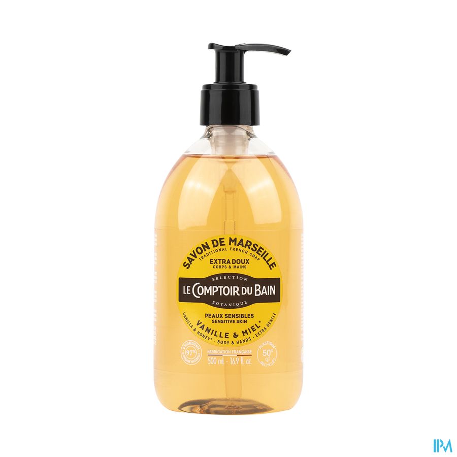 produit COMPTOIR B SAV LIQ VANILLE MIEL SP 500ML