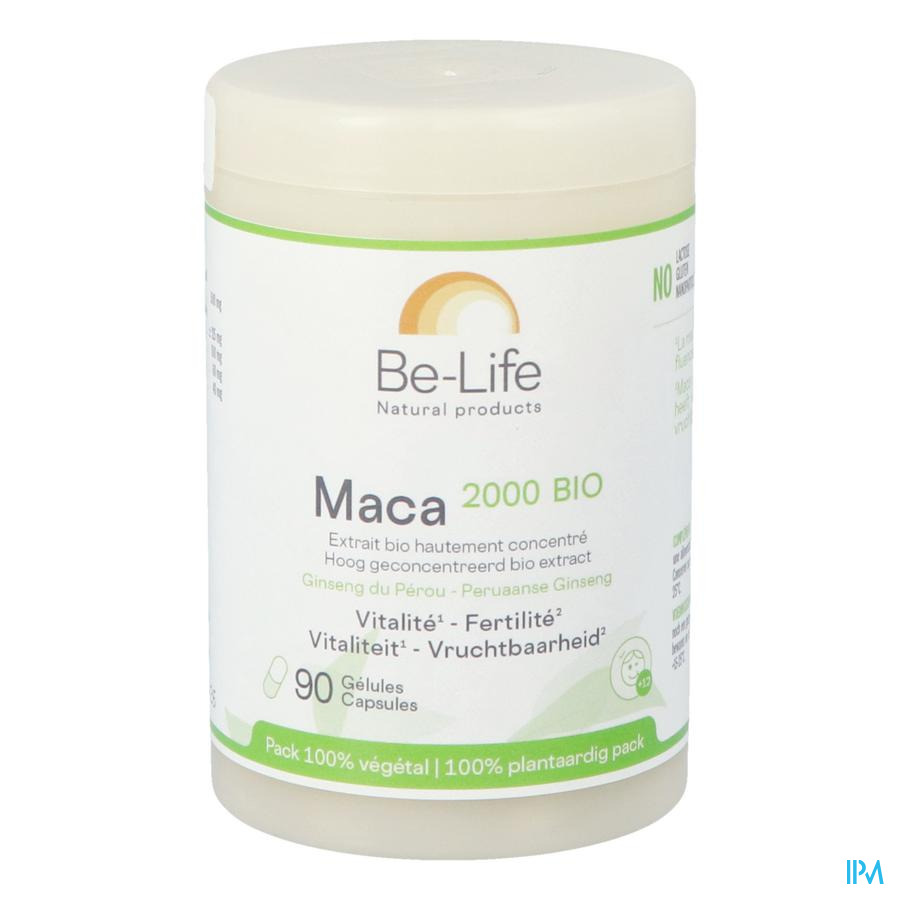 produit BE-LIFE MACA 2000 BIO GELU90