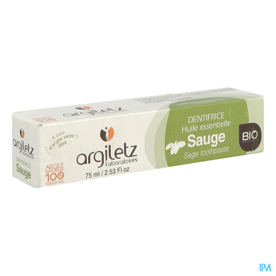vignette ARGILETZ DENT BIO SAUGE 75ML