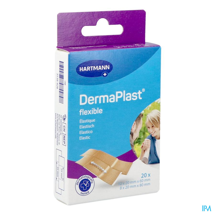 vignette Hartmann Dermaplast Flexible Pansement 6cm X 10cm 10