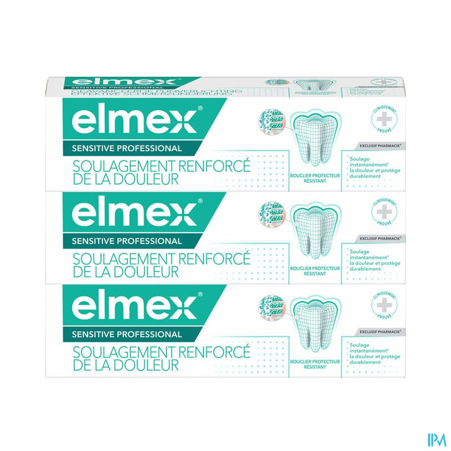 vignette ELMEX SENSITIVE PROFESSIONNAL DENT TRIPAC