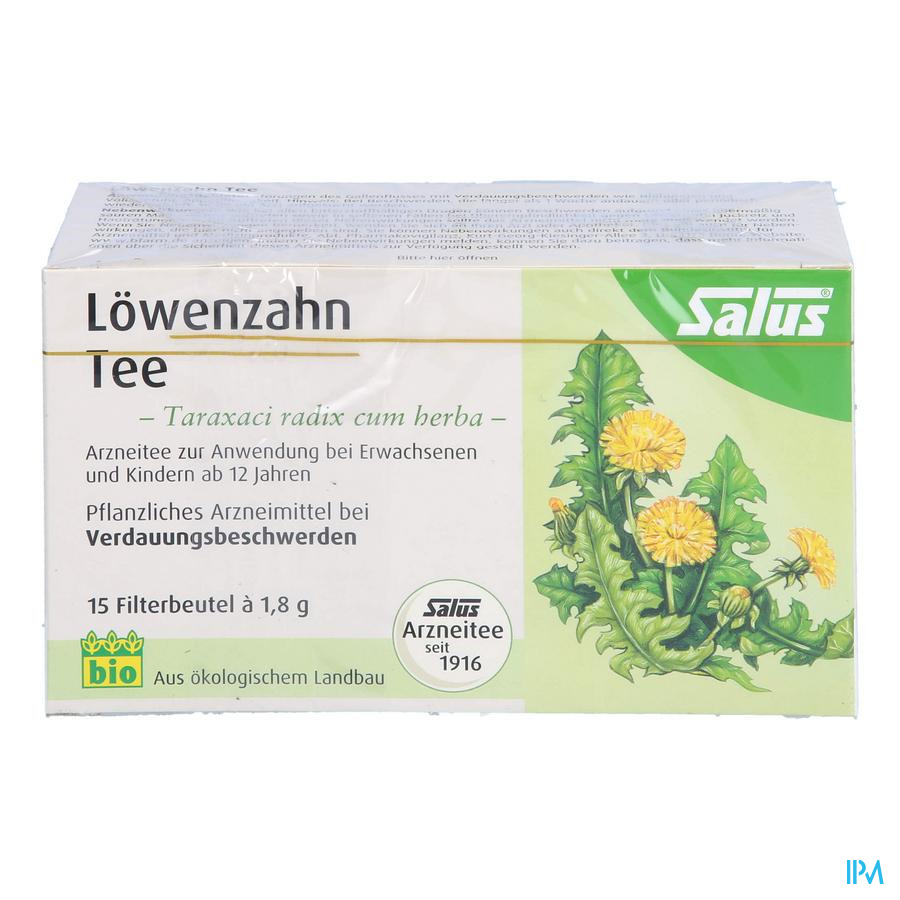 vignette Salus Floradix Tisane Pissenlit Bio Infusette 15