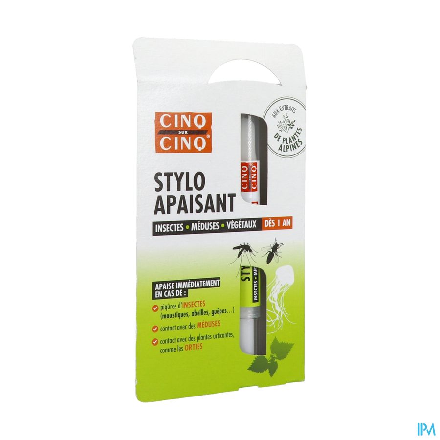 produit CINQ SUR CINQ STYLO APAISANT 2ML