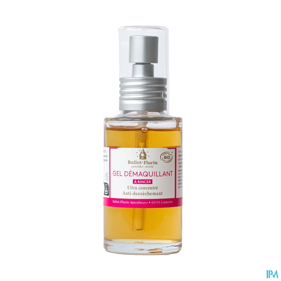 produit BALLOT FLUR GEL DEMAQ 3EN1 BIO 50ML