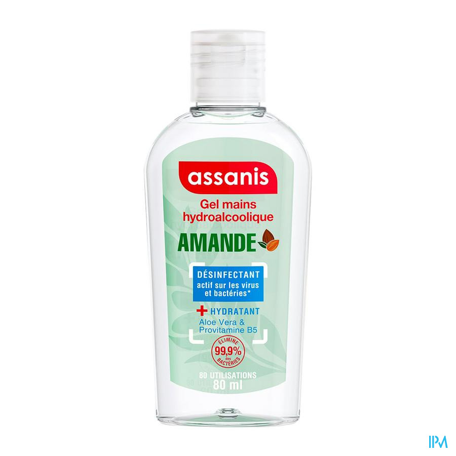 produit ASSANIS GEL HYDROALCOOLIQUE 5L AMANDE