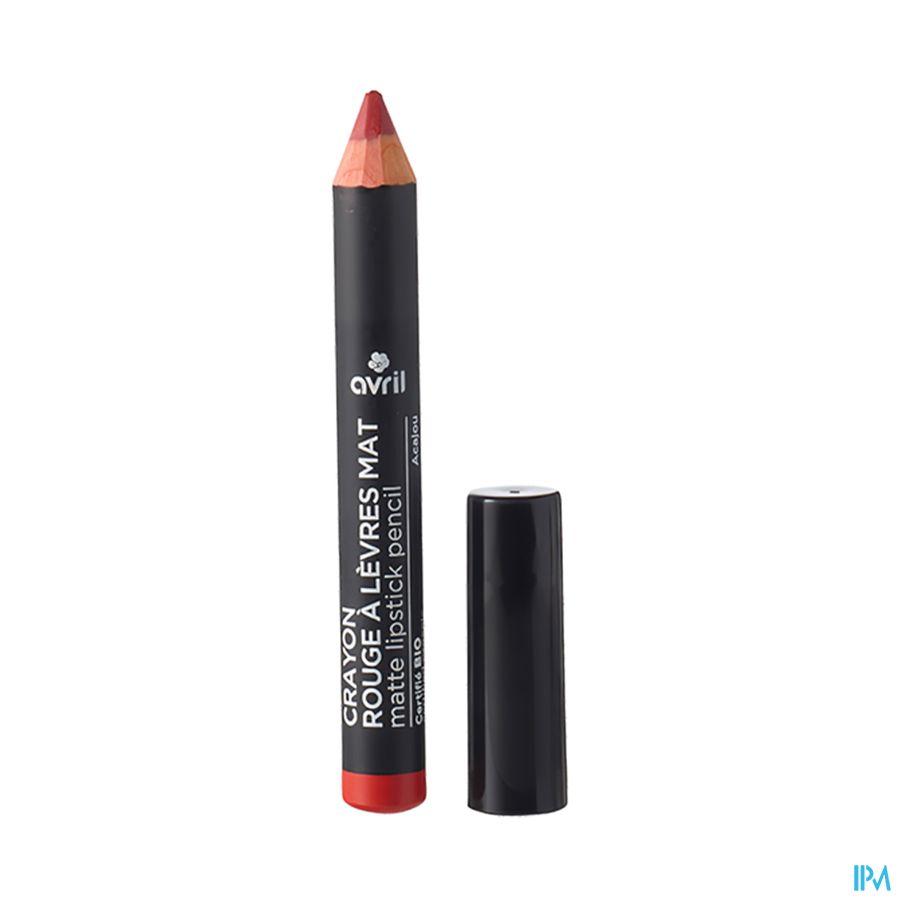 produit Avril Crayon Rouge A Levres Mat Acajou Certifie Bio 2g