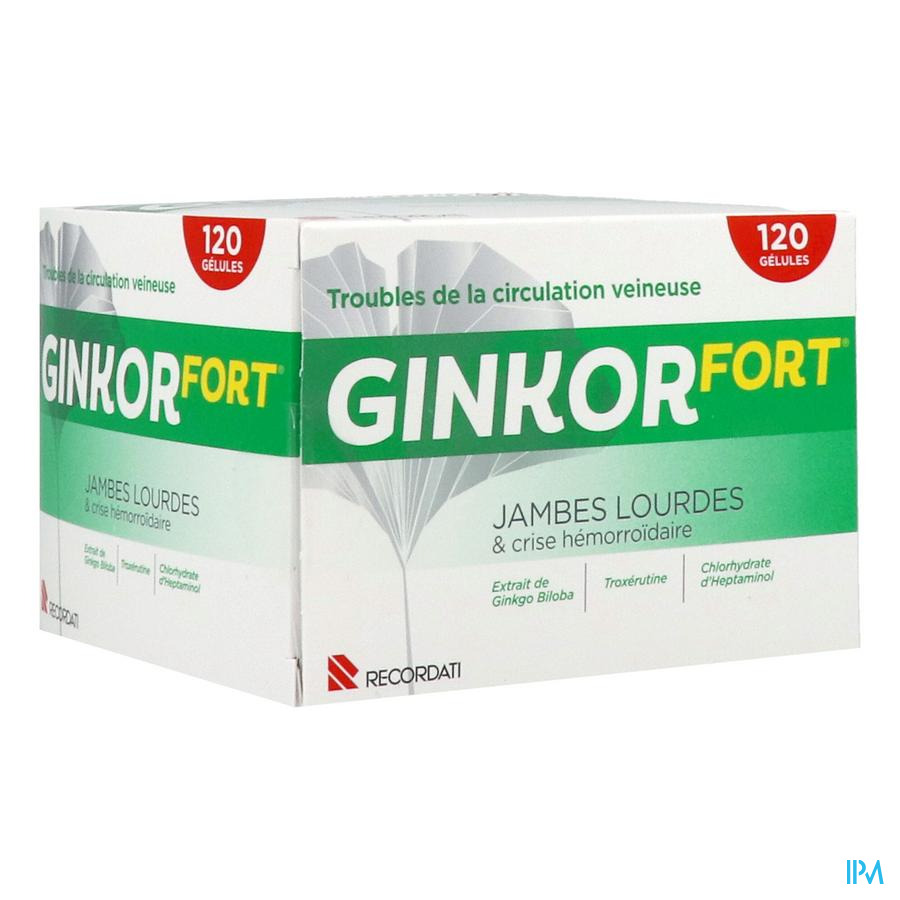 vignette GINKOR FORT GELULE 120
