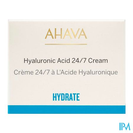 vignette Ahava Creme A l Acide Hyaluronique 24/7 50ml