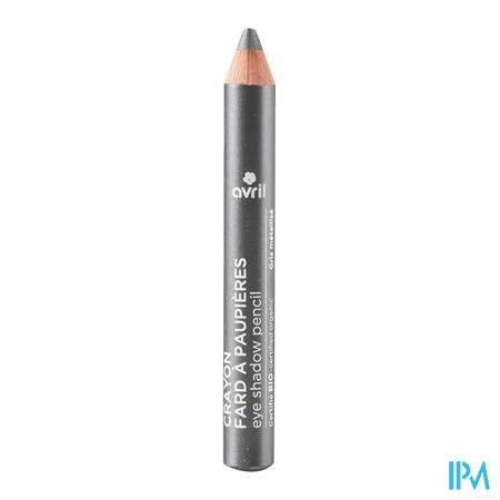 vignette Avril Crayon Fard A Paupieres Gris Metallise Bio 2g
