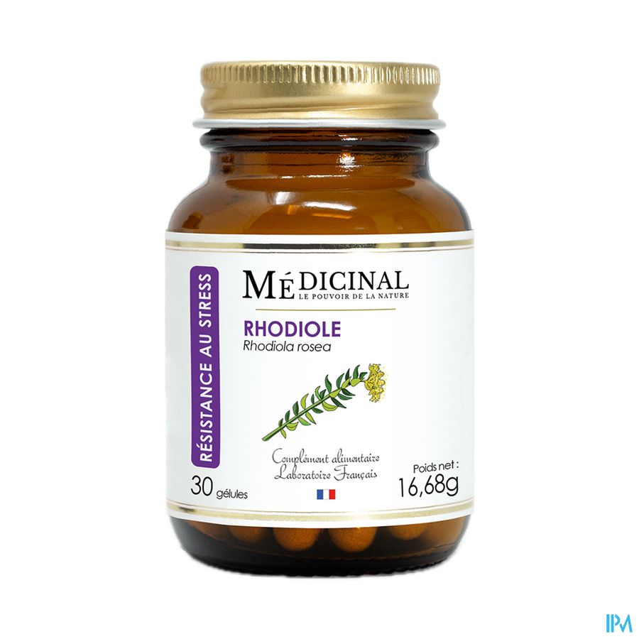 vignette MEDICINAL RHODIOLE - 30 GELULES |NOUVEAU