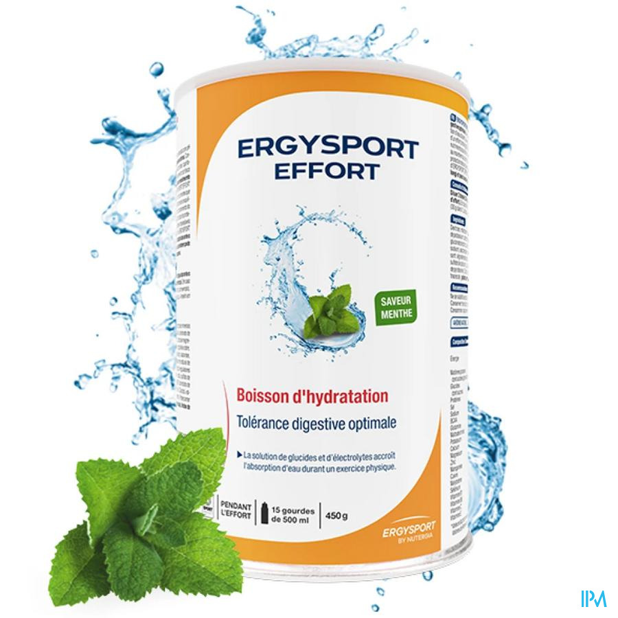 vignette Nutergia Ergysport Effort Menthe Poudre 450g
