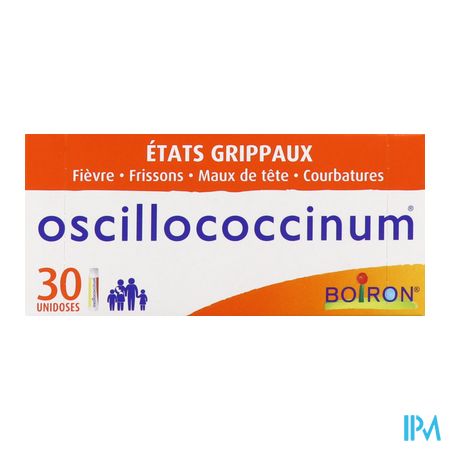 vignette OSCILLOCOCCINUM 30 DOSES