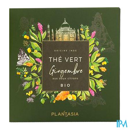 vignette Plantasia The Vert Gingembre Bio Infusette Recharge 2g 24