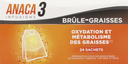 produit ANACA3 INFUSION BRULE GRAISSE 24SACHET