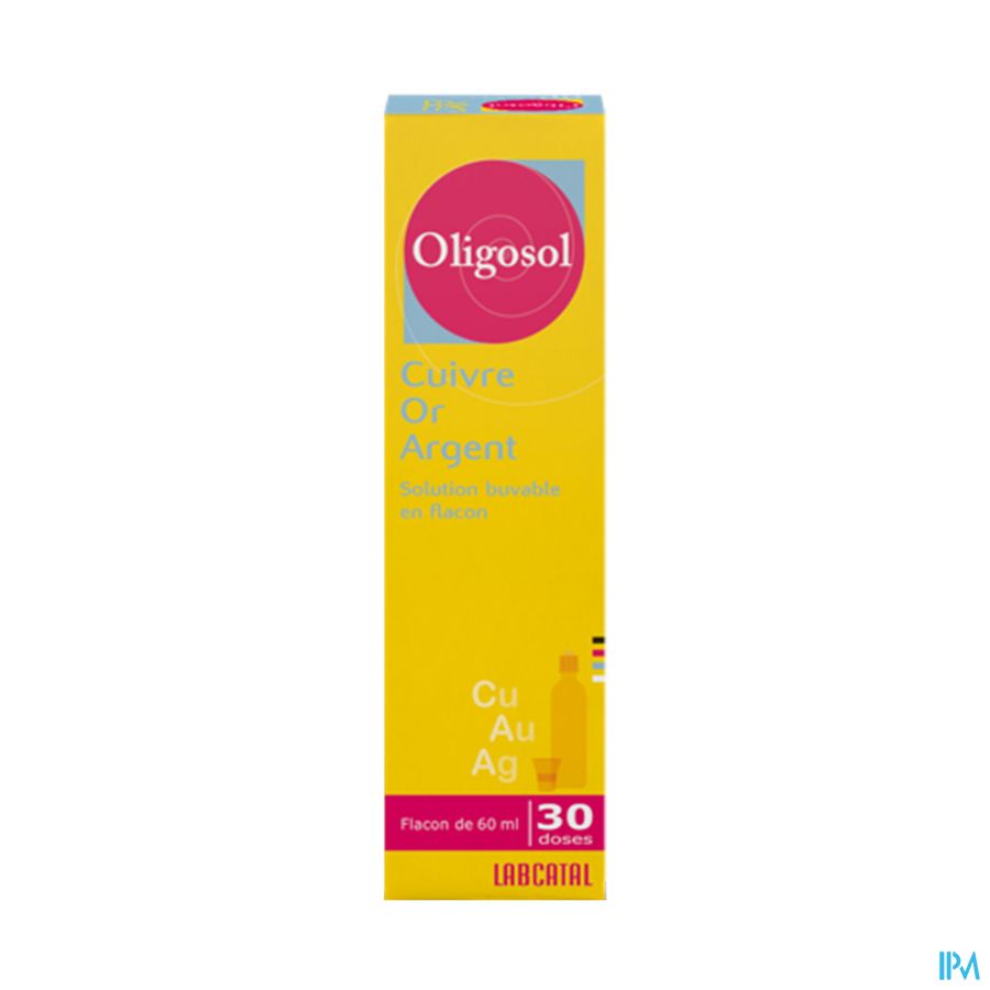 vignette OLIGOSOL CU-OR-AG FL 60ML