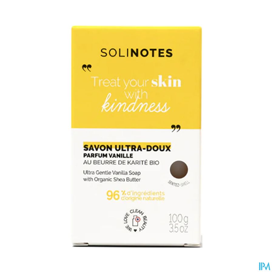 produit SOLINOTES VANILLE SAVON SOLIDE 100G