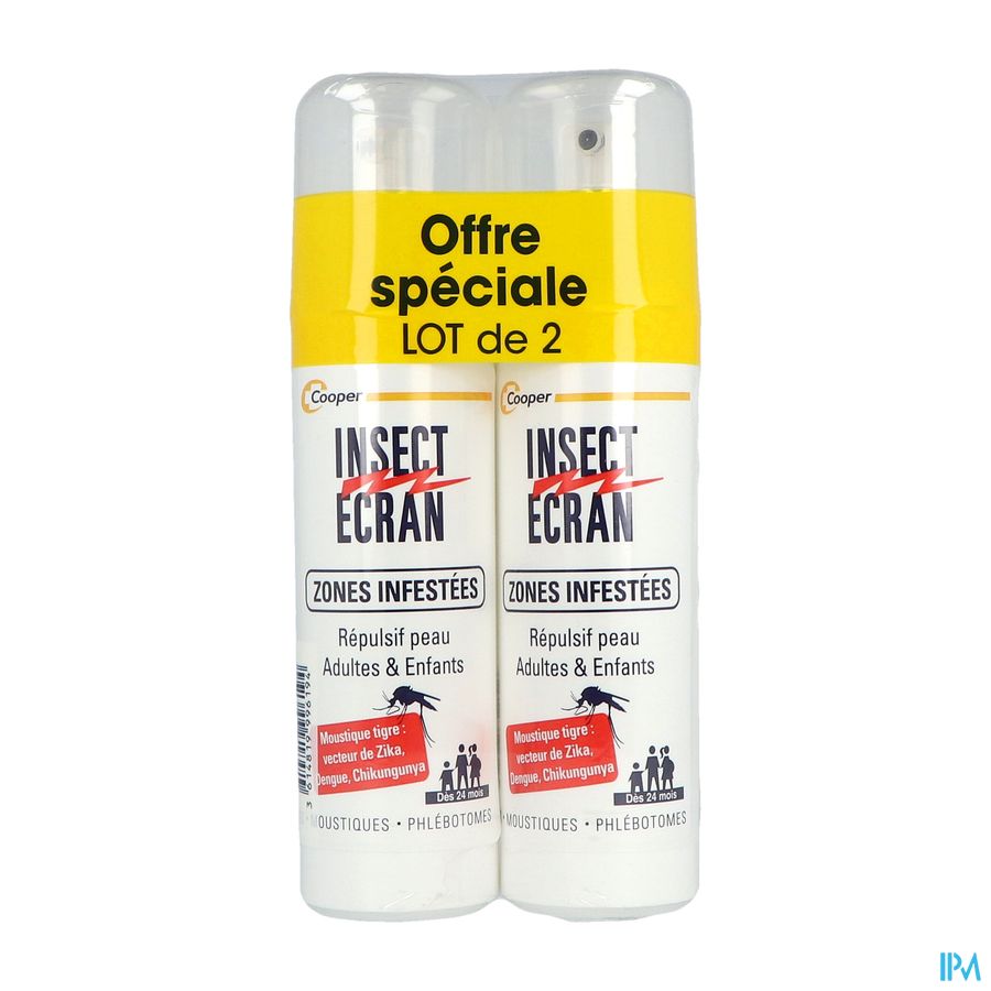 vignette Cooper Insect Ecran Zones Infestees Spray 100ml X2