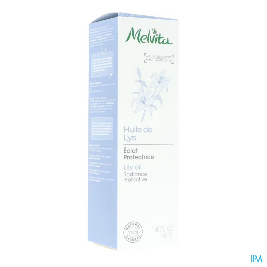vignette Melvita Huile Lys Naturelle Pompe 50ml