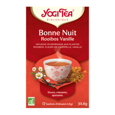 produit YOGI TEA BONNE NUIT ROOIBOS VANILLE