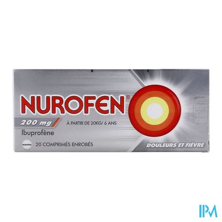 vignette NUROFEN 200MG CPR 20