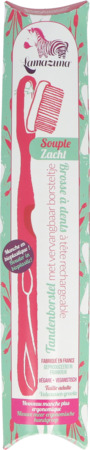vignette LAMAZUNA BROSSE A DENTS FRAMBOISE SOUPLE
