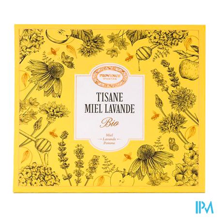 vignette Provence D'antan Coffret Aimante 20 Sachets Fuso Coffret Infusion Miel Lavande Bio *36g